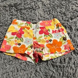 Gymboree Floral Print Kids Shorts - Multicolor